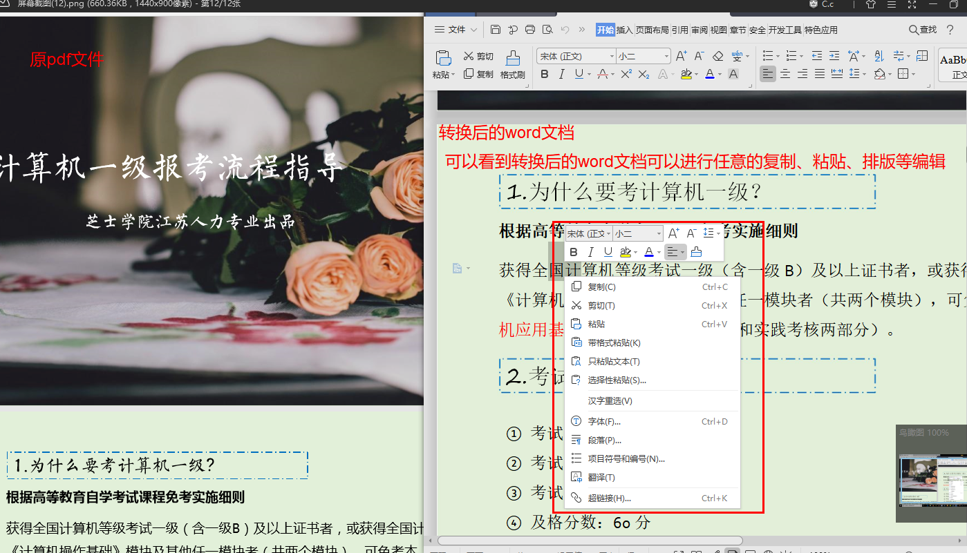 将pdf文件转换成word文档的方法图5